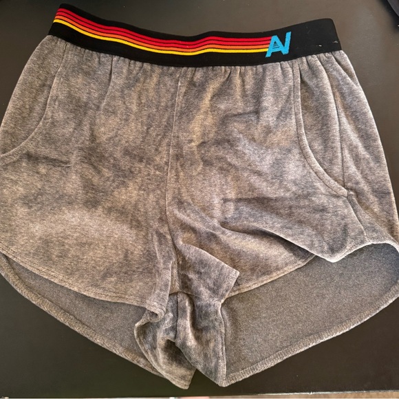 Aviator Nation Charcoal Athletic Shorts - Picture 4 of 6